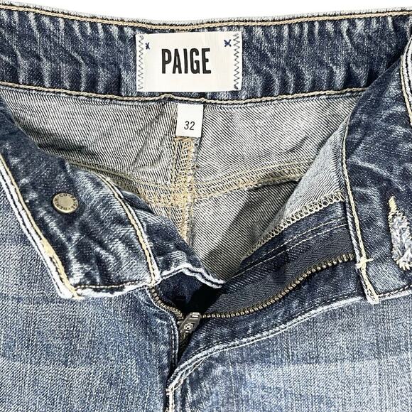 PAIGE Women’s Jimmy Jimmy Short Distressed Wash size 32 - Picture 3 of 4